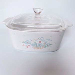Vintage Corning Ware Country Cornflower 1.5 Liter Baking Dish